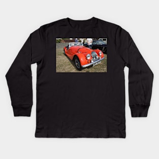 Morgan Vintage Car Kids Long Sleeve T-Shirt